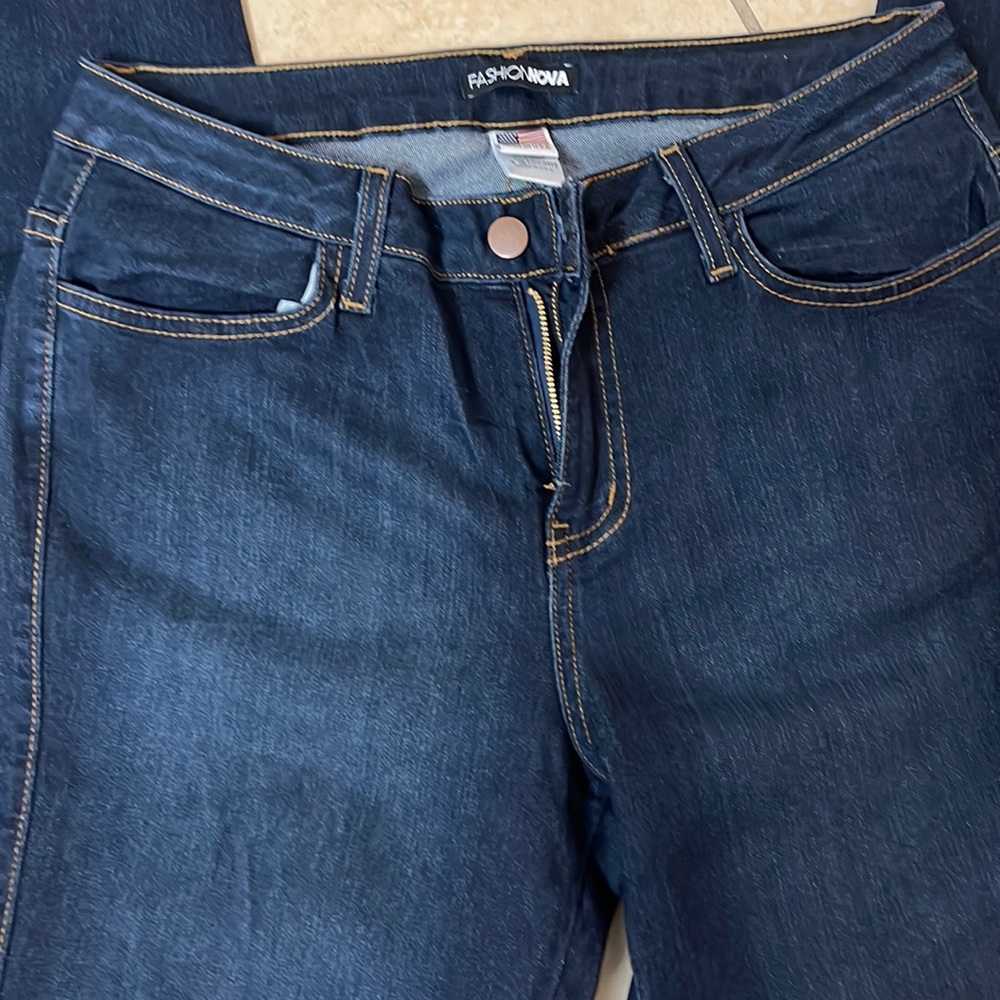 Dark Wash Fashion Nova size 13 skinny jeans